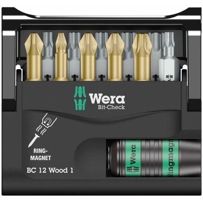 Wera Bit-Check 12 Mobilya 1 Bits Seti 05057423001