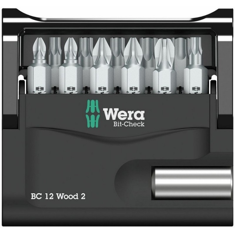 Wera Bit-Check 12 Mobilya 2 Bits Seti 05057422001
