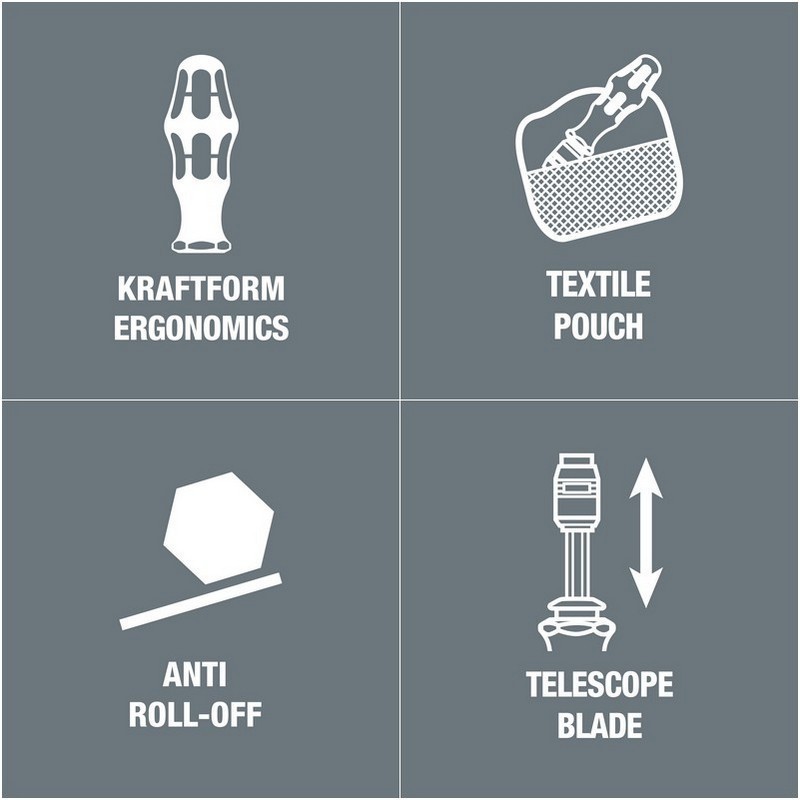 Wera Bit-Check 22 Tornavida Bits Seti 05051023001