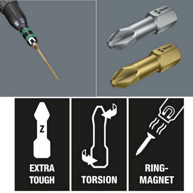 Wera Bit-Check 30 Ahşap 1 Bits Seti 05057433001