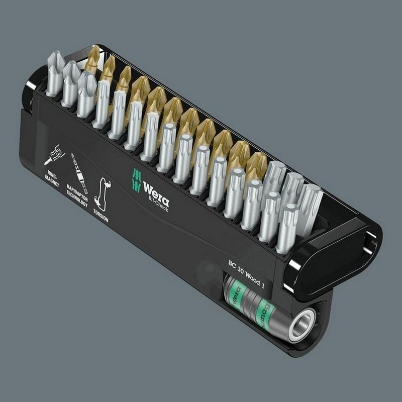 Wera Bit-Check 30 Ahşap 1 Bits Seti 05057433001