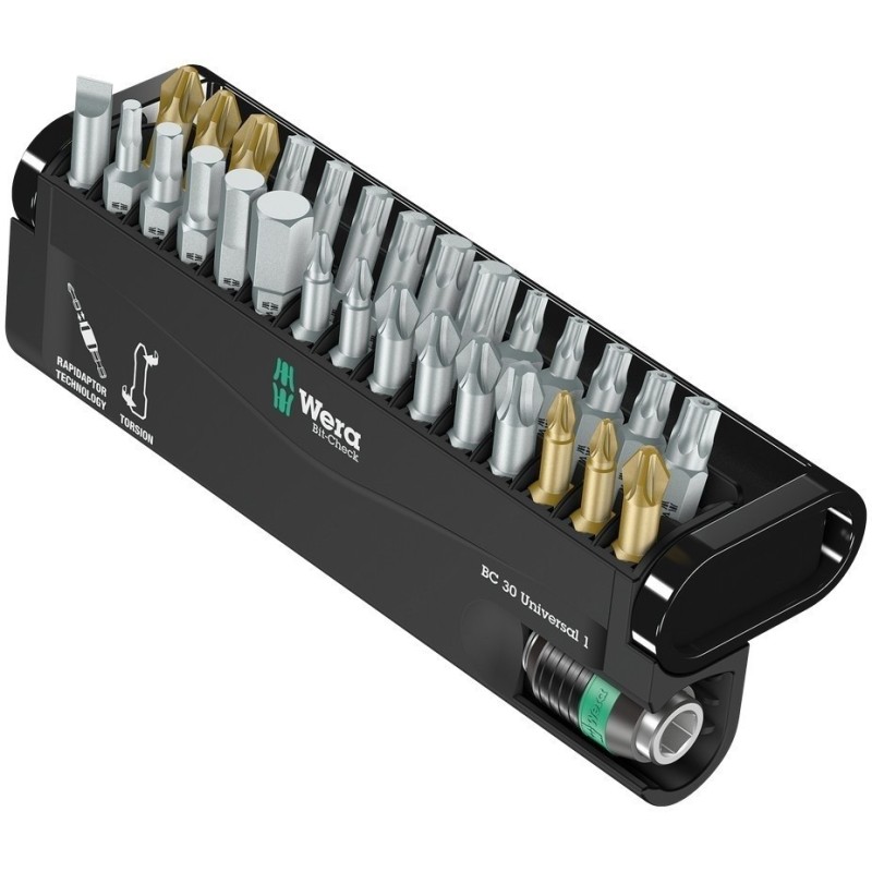 Wera Bit-Check 30 Bits Seti Universal1 05056440001