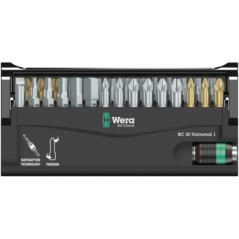 Wera Bit-Check 30 Bits Seti Universal1 05056440001