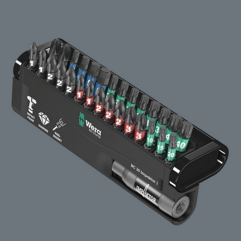 Wera Bit-Check 30 Impaktor bits seti 1 05057690001