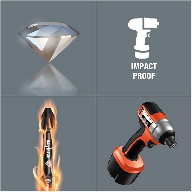 Wera Bit-Check 6 Impaktor Yıldız Bits Seti 1 05057691001