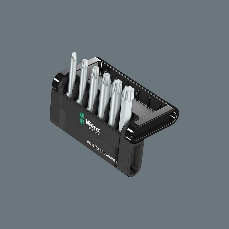 Wera Bit-Check 6 Universal 1 SB Torx Bits Seti 50mm 05073637001