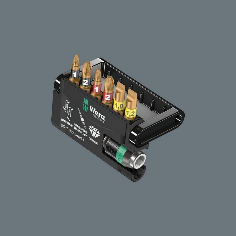 Wera Bit-Check 7 Diamond 1 Bitorsion Bits Seti 05057416001