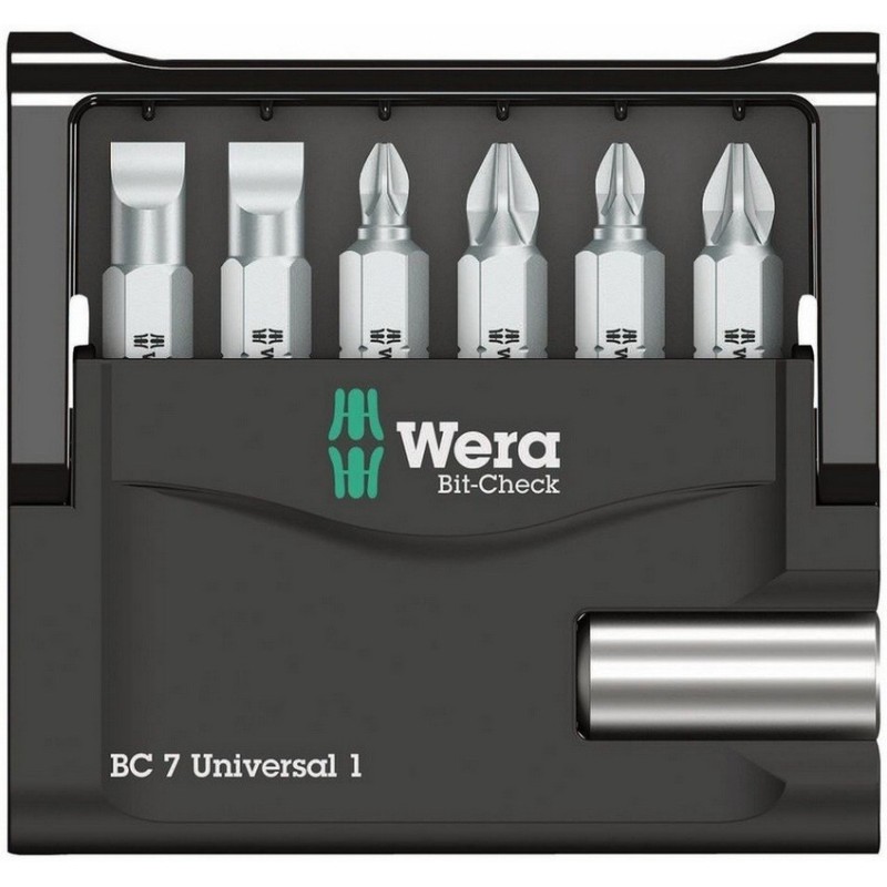 Wera Bit-Check 7 SB Universal 1 Bits Seti 05073406001