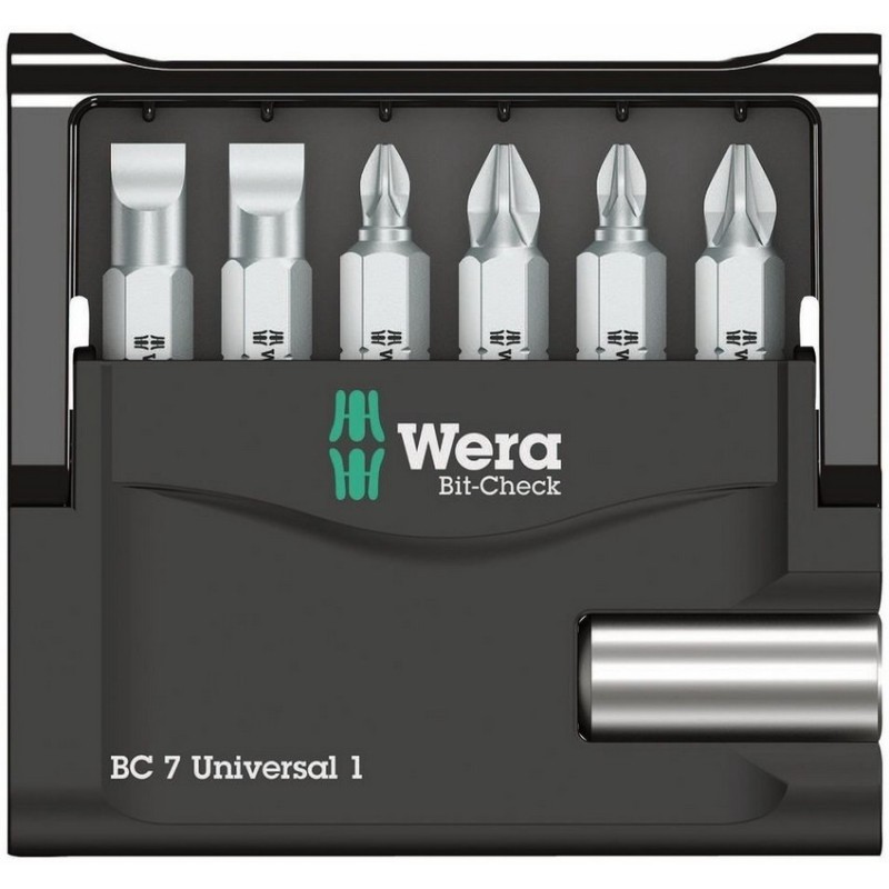 Wera Bit-Check 7 Universal 1 Bits Seti 05056295001