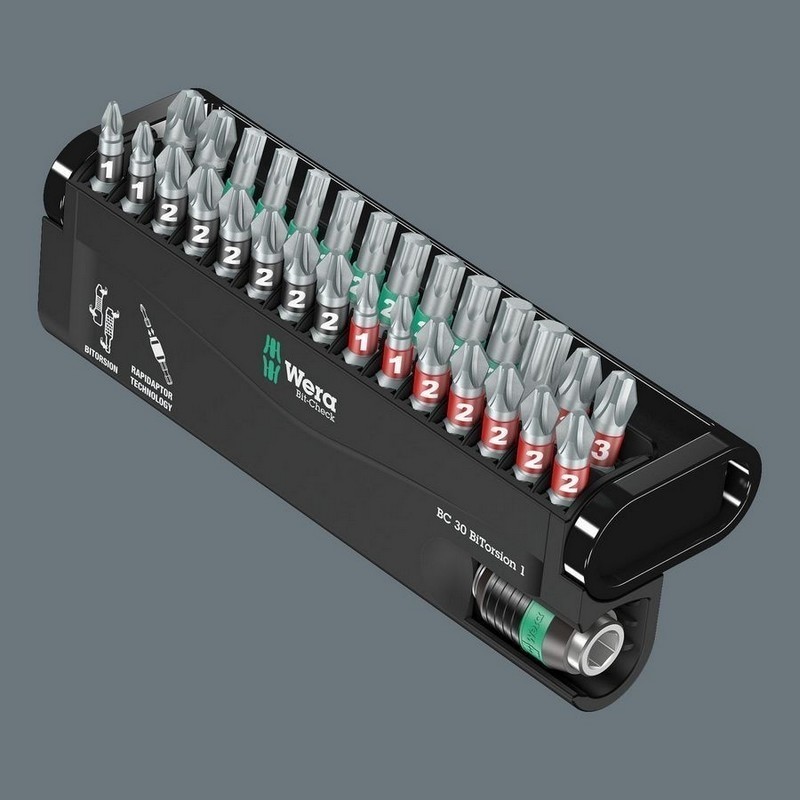 Wera Bits Seti Bitorsion 1 Bit-Check 30 05057430001