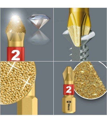 Wera Bits Seti Elmas 1 Bit-Check 30 05057431001