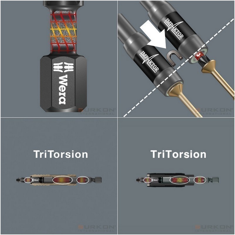 Wera Bit-Check 10 Impaktor Torx Bits Seti 1 05057688001