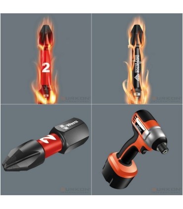 Wera Bit-Check 6 Impaktor 1 TX/PH/PZ Bits Seti 05057695001