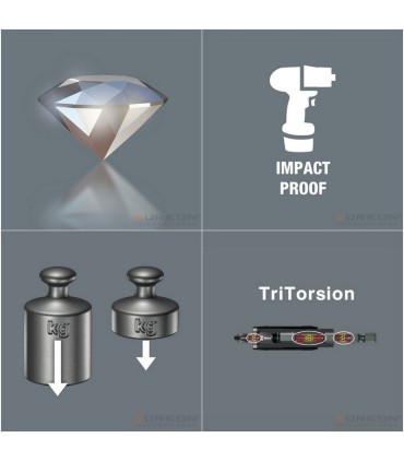 Wera Bit-Check 10 Impaktor Yıldız Torx Bits Seti 2 05057682001
