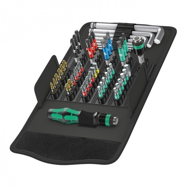 Wera KF Kompakt 100 Tornavidalı Bits Allen Seti 52P 05057460001