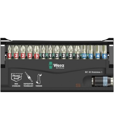 Wera Bit-Check 30 Stainless Bits Seti 1 05071109001
