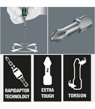 Wera Bit-Safe 61 Universal 1 Bits Seti 05057122001