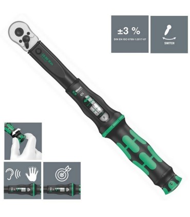 Wera Click-Torque C1 Tork Anahtarı 10-50Nm Cırcır 1/2" 05075620001