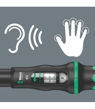 Wera Click-Torque C1 Tork Anahtarı 10-50Nm Cırcır 1/2" 05075620001
