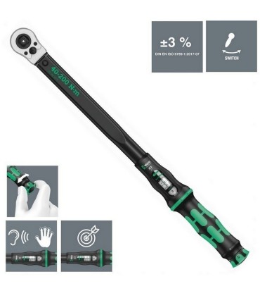 Wera Click-Torque C3 Torkmetre Seti 1 40-200Nm Cırcır 1/2" 05075680001