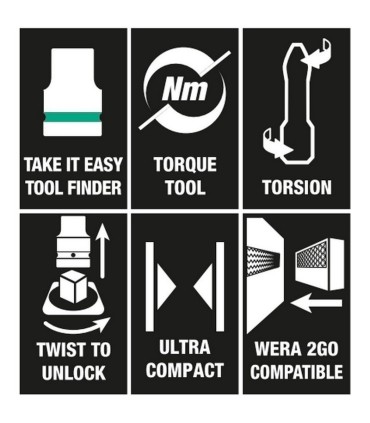 Wera Click-Torque C3 Torkmetre Seti 1 40-200Nm Cırcır 1/2" 05075680001