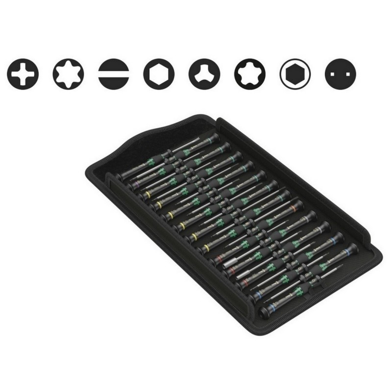 Wera Big Pack 1 Elektronikçi Mikro Tornavida Seti 25P 05134000001