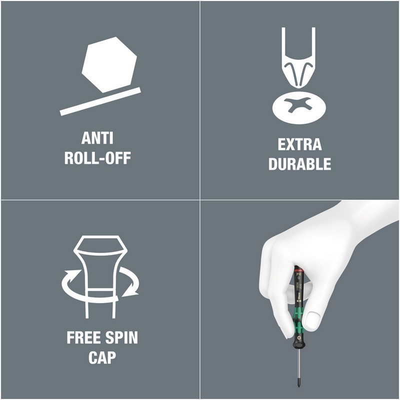 Wera Elektronikçi Tamir Mikro Tornavida Seti 05073677001