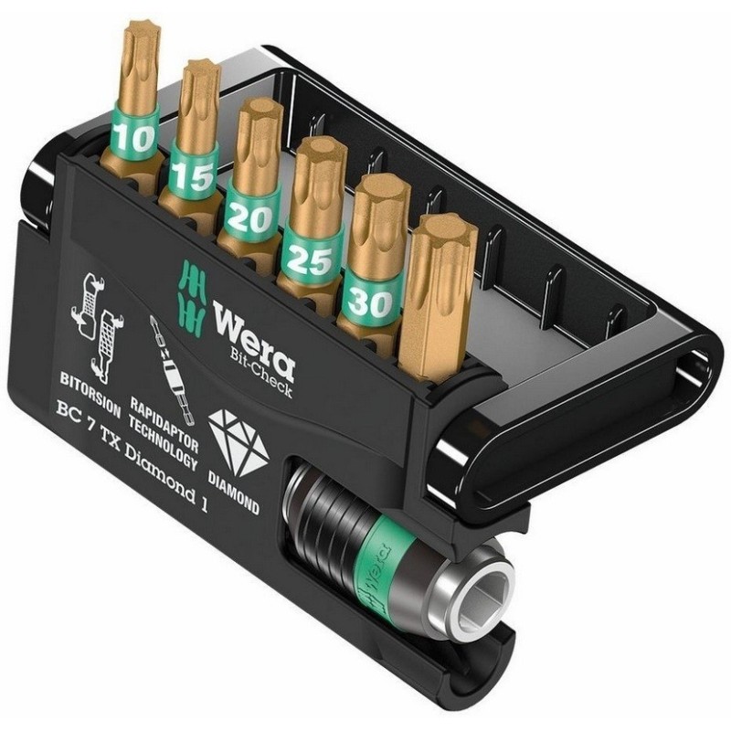 Wera Bit-Check 7 Elmas Uçlu Torx Bits Seti  05057415001
