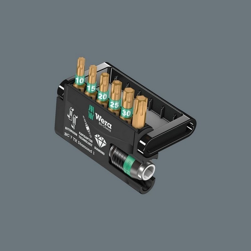 Wera Bit-Check 7 Elmas Uçlu Torx Bits Seti  05057415001