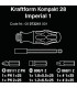 Wera KF Kompakt 28 Imperial 1 Tornavidalı Bits Seti 05073241001