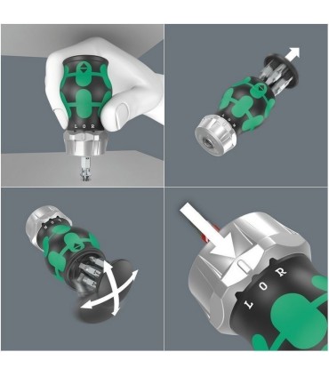 Wera KF Kompakt Stubby RA4 Tornavida Bits Seti 05008886001