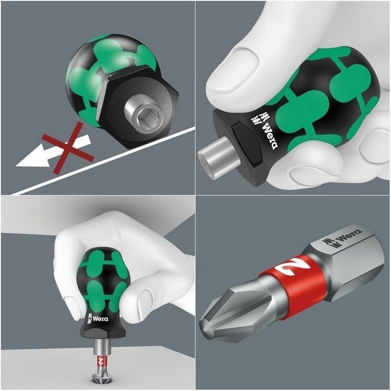 Wera KF Kompakt Stubby Tornavida Bits Seti 1 05057471001