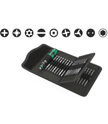Wera Kraftform Kompakt 62 Tornavida Bits Seti 05059297001