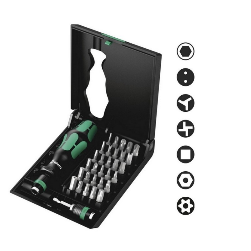 Wera Kraftform Kompakt 71 Tornavida Bits Seti 05057111001