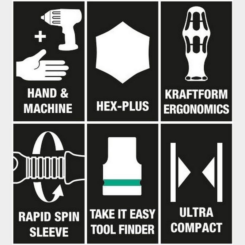 Wera M1 Tamir Seti Kraftform Kompakt 05135928001