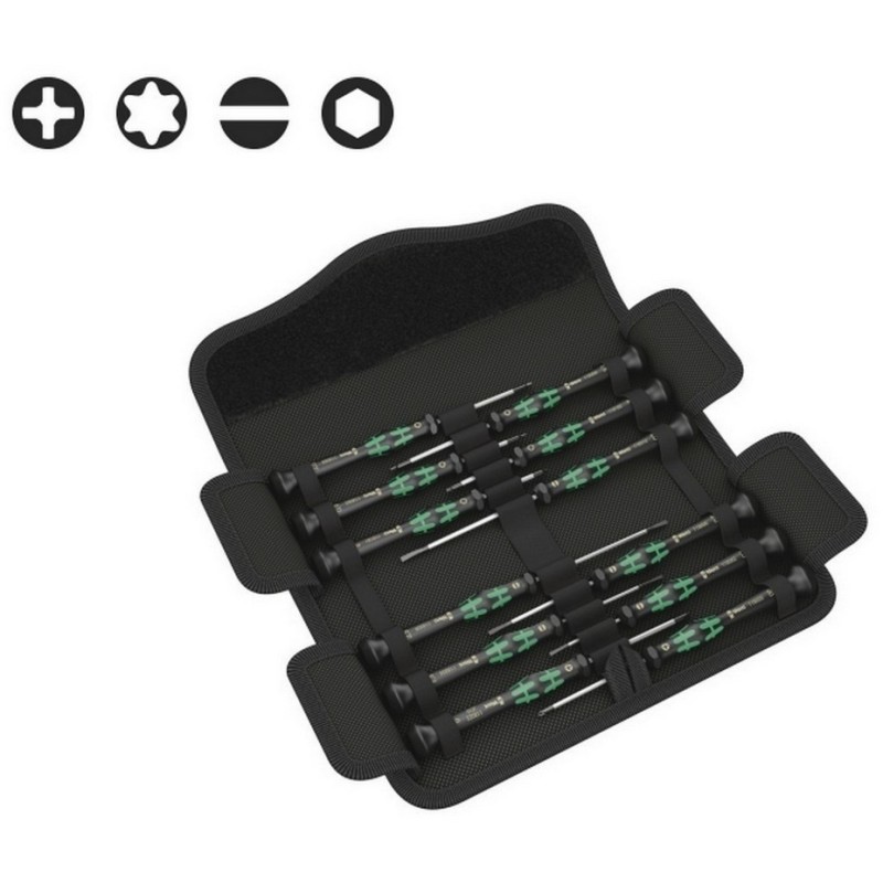 Wera Mikro 12 Tornavida Seti Universal 1 05073675001