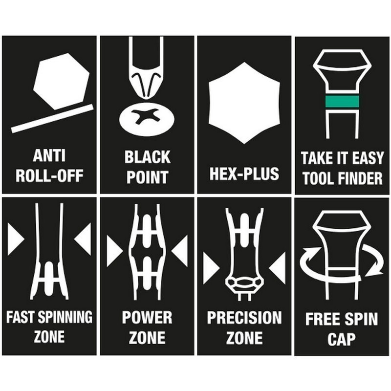 Wera Mikro 12 Tornavida Seti Universal 1 05073675001