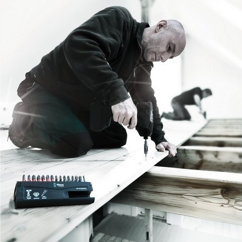 Wera Bit-Check 10 Impaktor Pozidriv Bits Seti 1 05057684001