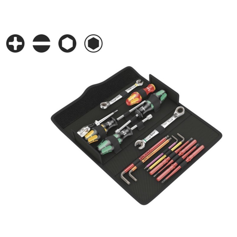 Wera SH2 Tesisatçı Tamir Alet Seti 05136026001