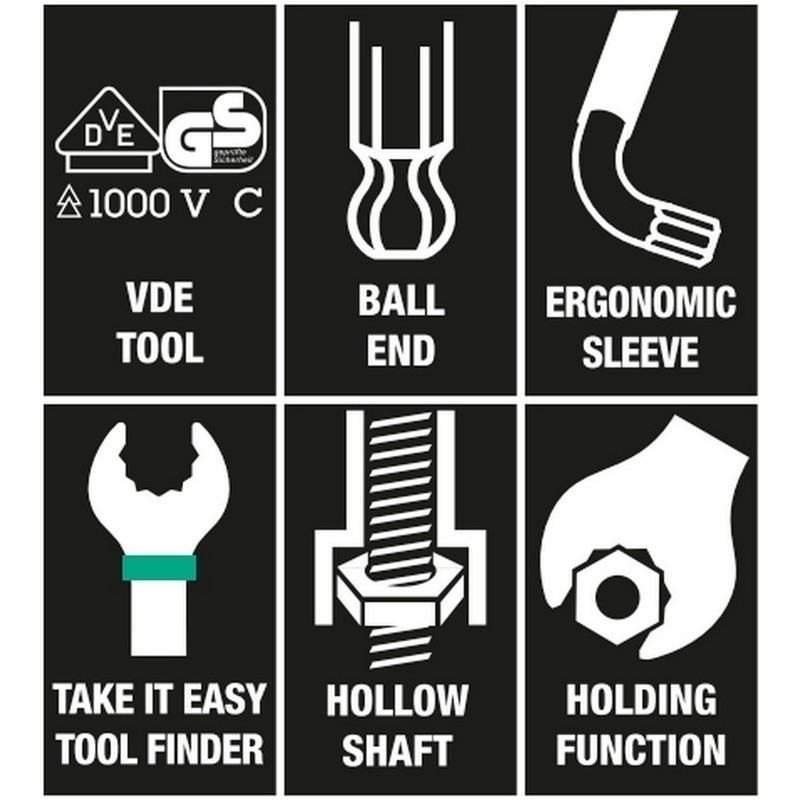 Wera SH2 Tesisatçı Tamir Alet Seti 05136026001