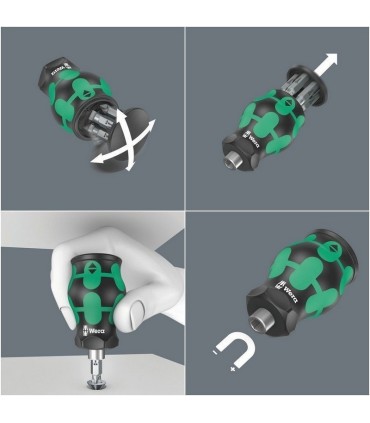Wera Stubby Magazine Tornavida Bits Seti 4 05008877001