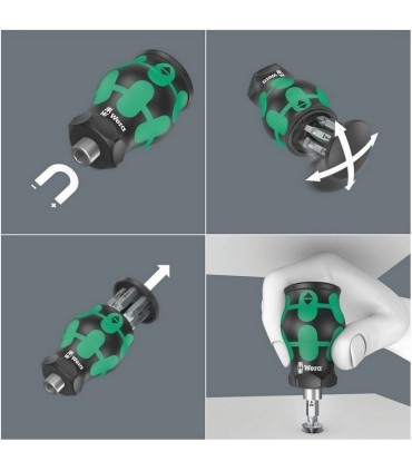 Wera Stubby Magazine Tornavida Bits Seti 5 05008878001