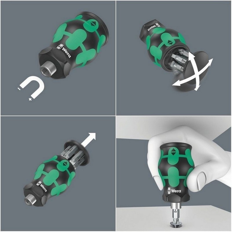 Wera Stubby Magazine Tornavida Bits Seti 5 05008878001