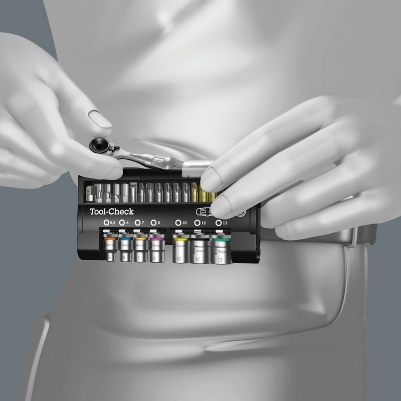 Wera Tool-Check Zyklop Otomotiv 1 Mini Cırcır Seti 05200995001