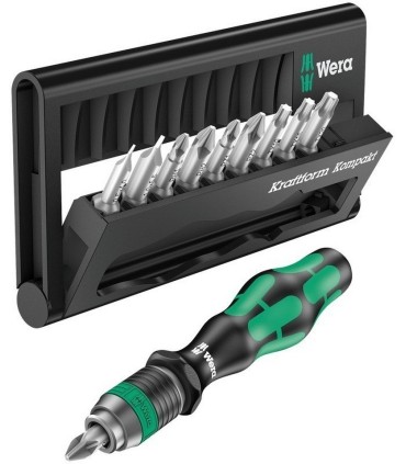 Wera Tornavida Bits Seti Kraftform Kompakt 10 05056653001