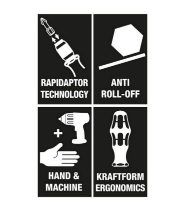Wera Tornavida Bits Seti Kraftform Kompakt 10 05056653001