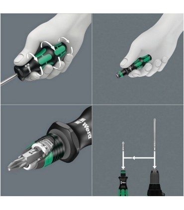 Wera Tornavida Bits Seti Kraftform Kompakt 12 05135942001