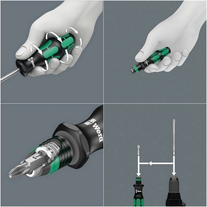 Wera Tornavida Bits Seti Kraftform Kompakt 12 05135942001