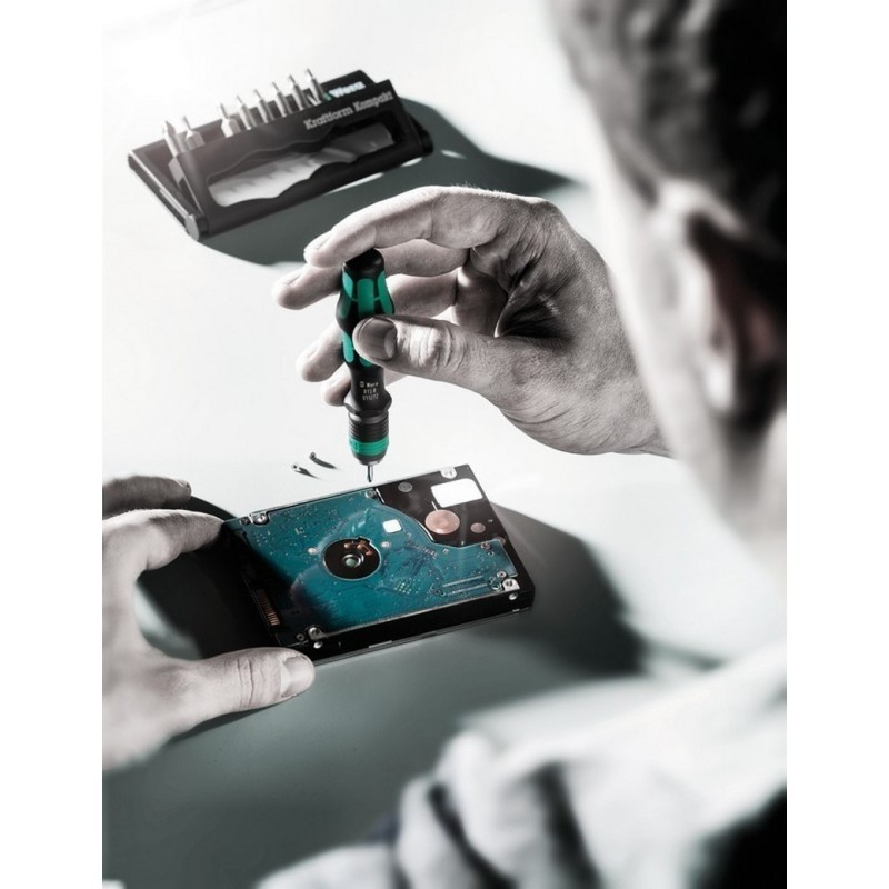 Wera Tornavida Bits Seti Kraftform Kompakt 12 05135942001