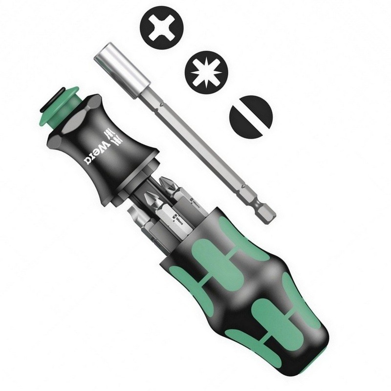 Wera Tornavida Bits Seti Kraftform Kompakt 28 05073240001